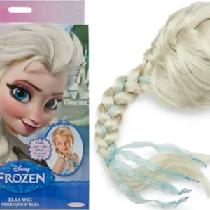 FROZEN ELSA Girls Blonde Costume Pretend Dress Up Long Braid WIG DISNEY STORE 3+